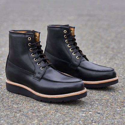 Nomad - Black Aniline Ft. Vibram 1330 Newporter Outsoles / Size 11