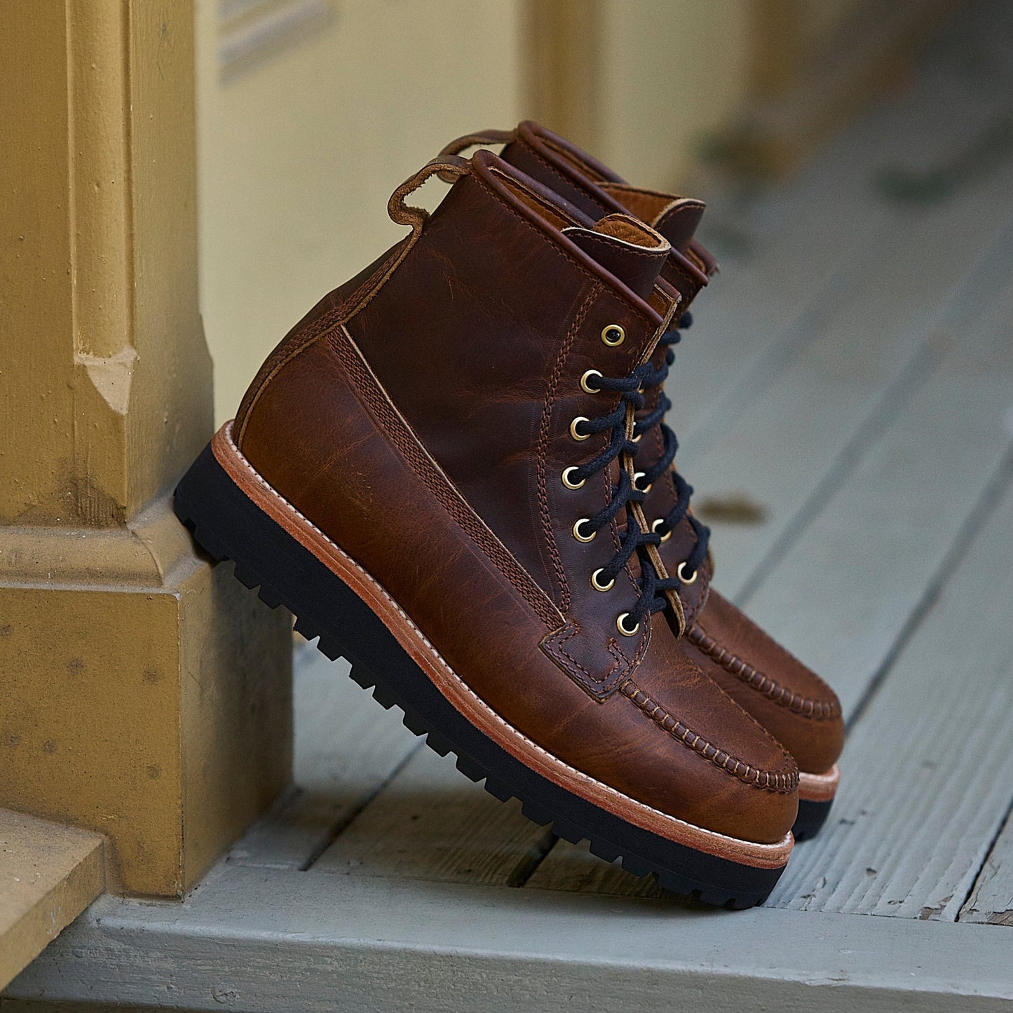 Nomad Heritage - Oxblood Ft. Vibram Kletterlift Outsoles / Ships in 4-7 Business Days