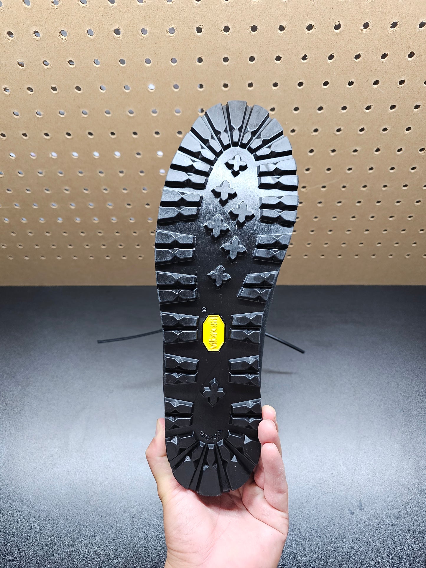 Nomad Heritage, Black Rough Out, Leather Laces, Vibram Kletterlift, Size 12