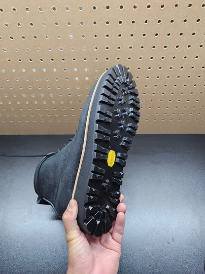 Nomad Heritage, Black Rough Out, Leather Laces, Vibram Kletterlift, Size 12