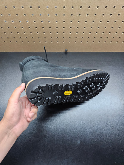 Nomad Heritage, Black Rough Out, Leather Laces, Vibram Kletterlift, Size 12