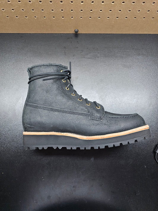 Nomad Heritage, Black Rough Out, Leather Laces, Vibram Kletterlift, Size 12