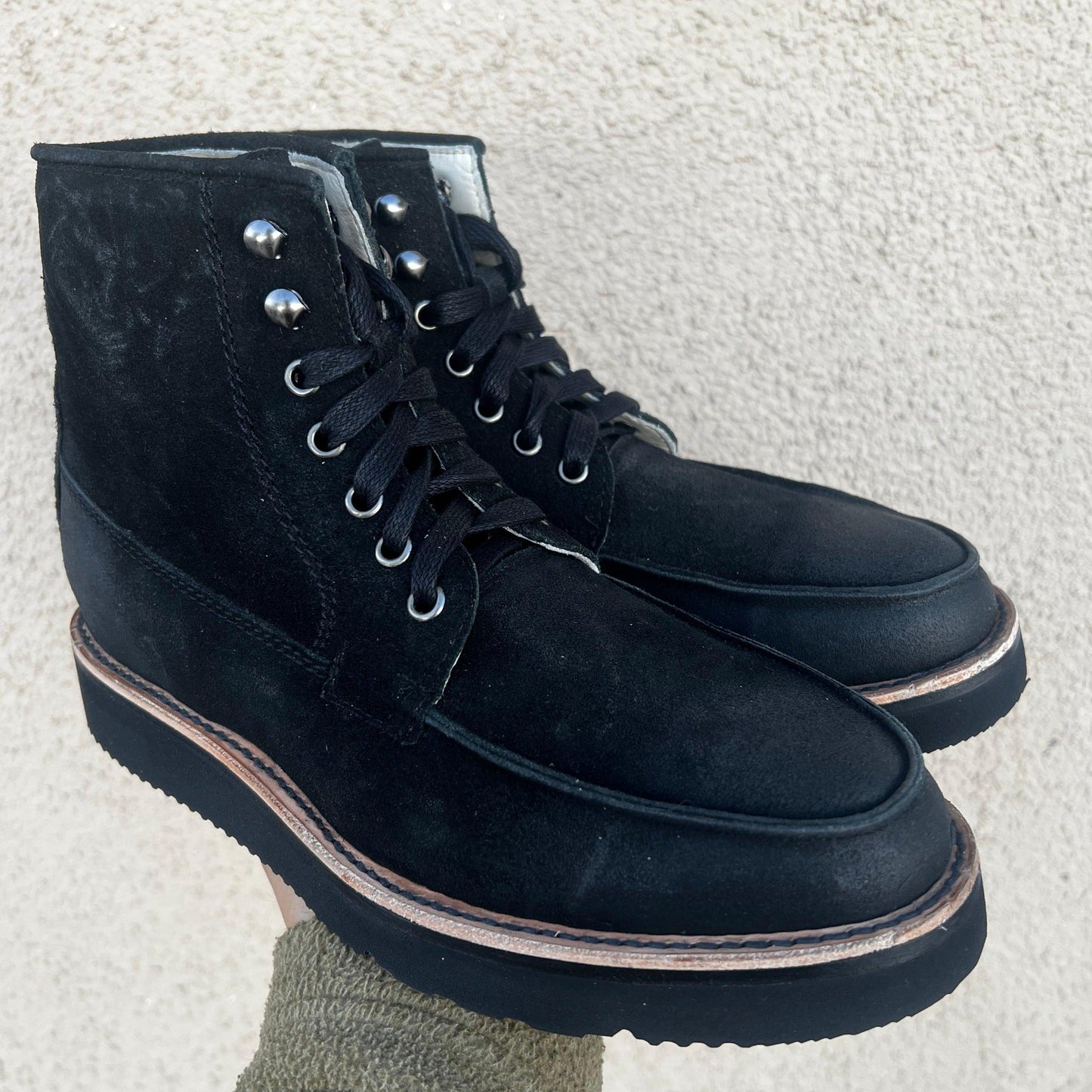 Waxed Suede Midnight Nomad Size 7.5 Item #0778 - DIEVIER